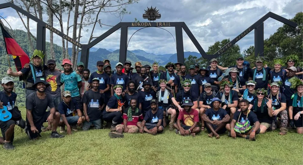 Kokoda Courage trekkers on the Kokoda Track — photo 8