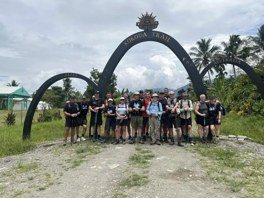 Kokoda Courage trekkers on the Kokoda Track — photo 23